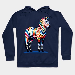 Colorful zebra Hoodie